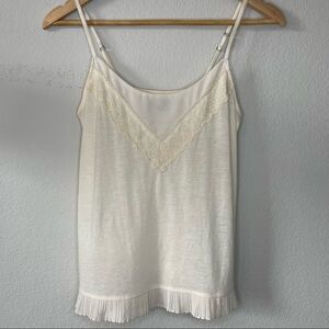 American Eagle Outfitters Cream Tank Top Boho Camisole Size Small